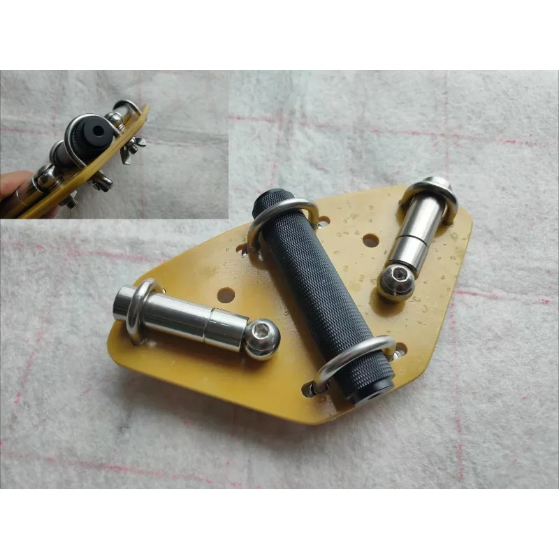 Antenne à ondes courtes avec tige de fixation, plaque de base en V, montage sur site, peut être connectée à un filetage de trépied