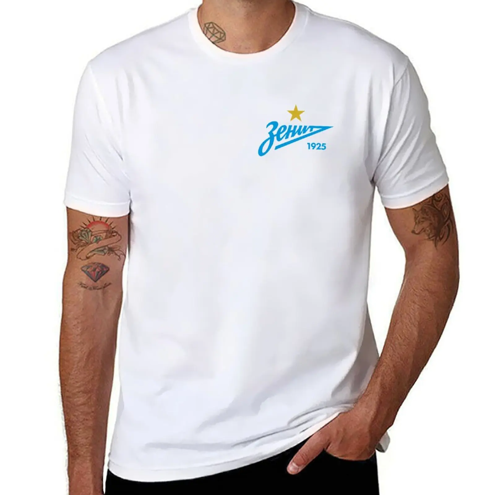 

FC Zenit T-Shirt man t shirt summer printed t shirts for man t shirt man cotton T-shirt