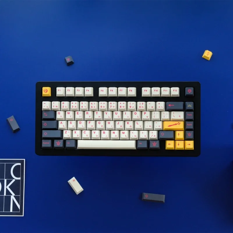 1 Set 129 Keys GMK Ishtar Keycaps PBT Cherry Profile Dye Sublimation Keycap for Mechanical Keyboard Cherry Mx Switch Key Caps