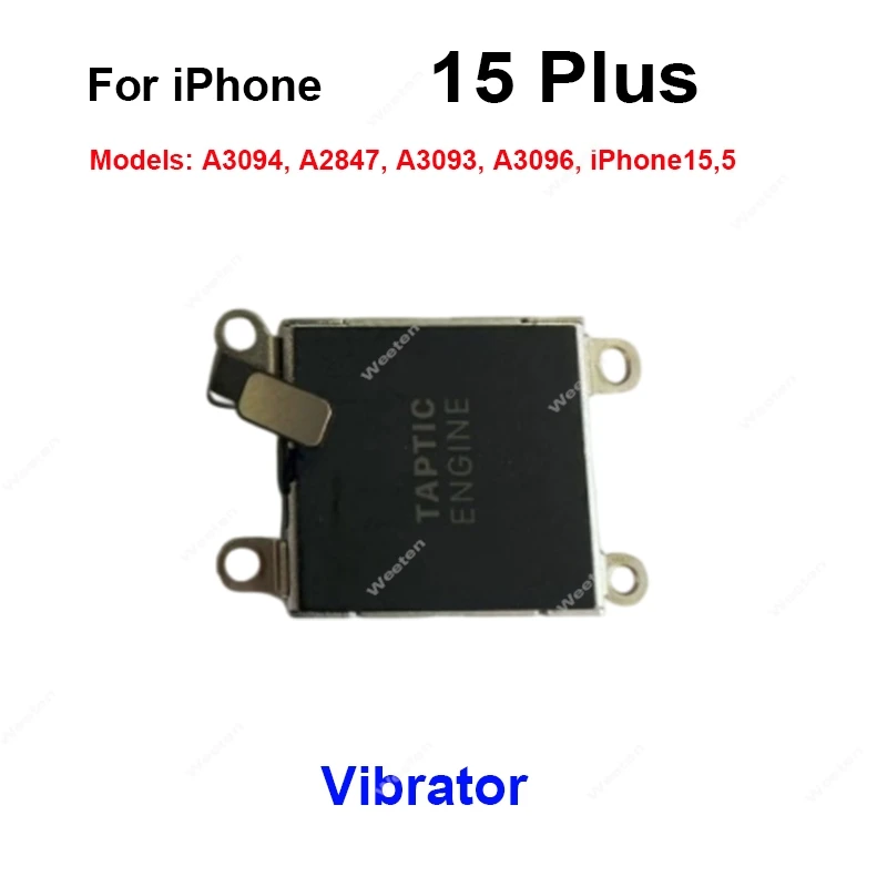 For iPhone 15 16 17 Pro Max 15 16 Plus 16e 17 Air Motor Vibrator Vibration Motor Module Flex Ribbon Small Parts Replacement