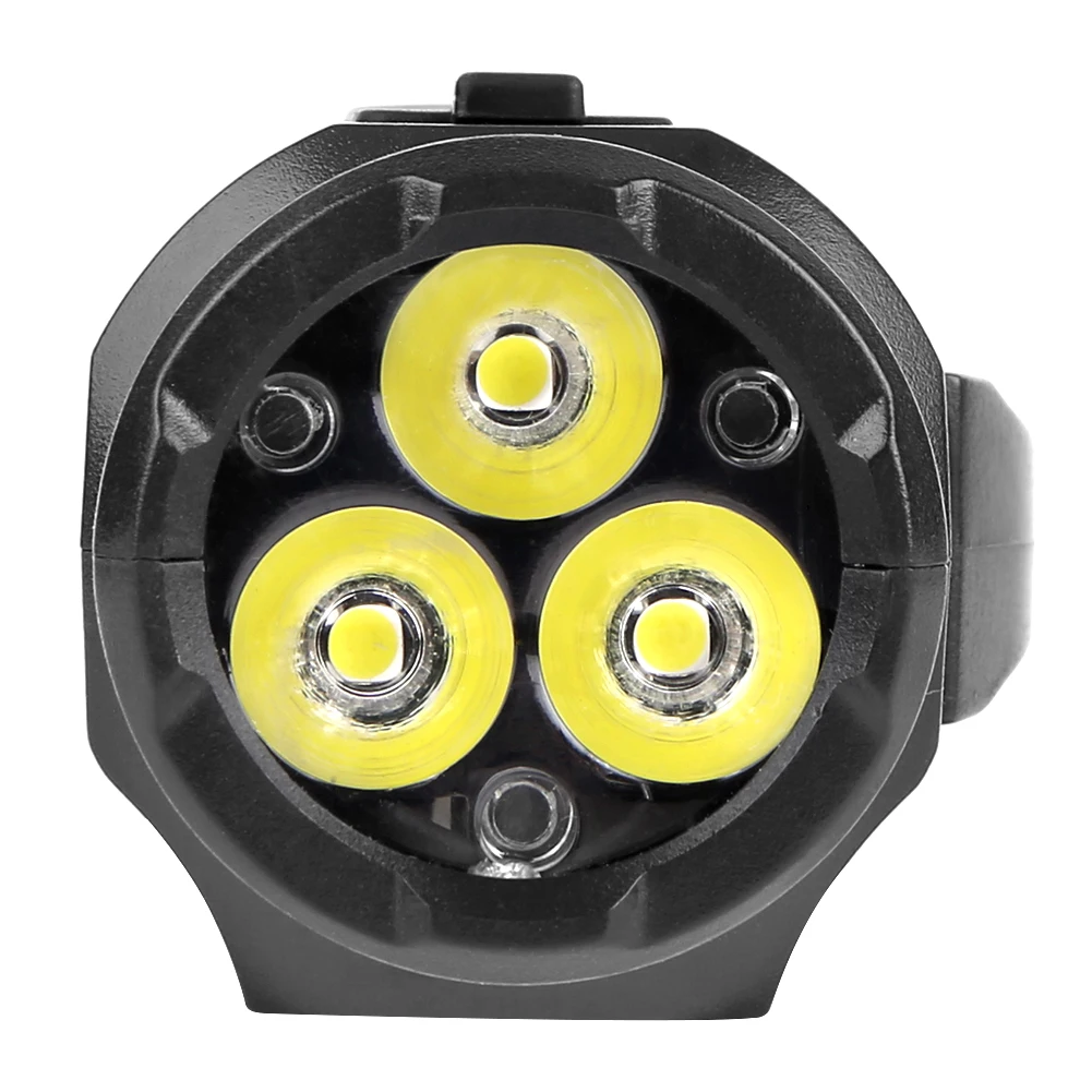 1/2 pezzi torcia portatile a LED antiscivolo 300LM torcia multifunzionale ricarica USB impermeabile con clip per penna per arrampicata riparazione