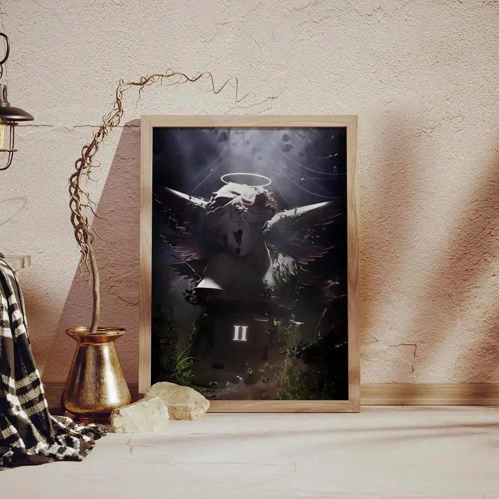 J-Junior H Sad boyz 4 life II لوحة الخط الفنية المقاومة للماء ورق مقهى بار قماش المواد لا يمكن لصقها بدون إطار #2