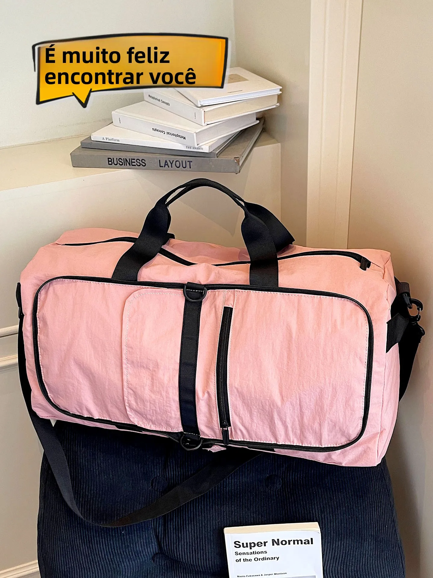 women's-short-trip-lightweight-large-capacity-crossbody-bag-travel-handbag-shoulder-bag-handheld-bag-nylon-material-foldable