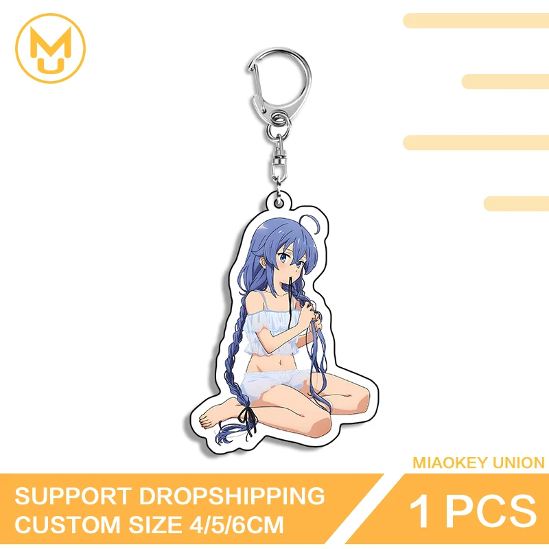 Alluring Kneel Posture Roxy Migurdia Key Chains Hot Selling Fancy Costumes Jewelry Versatile Fashionable Acrylic Accessories