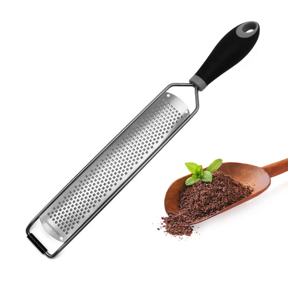 

Stainless Steel Cheese Grater With Handle Zester For Vegetable Fruit Coconut Ginger Garlic Carrot Lemon Citrus