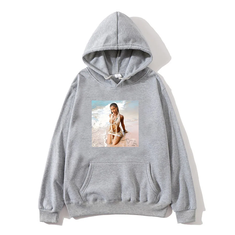 

Tyla Hoodie Popular Amapiano Music Style Sweatshirt Autumn with Hooded Comfortable Casual Clothing Fleece Moletom Feminino