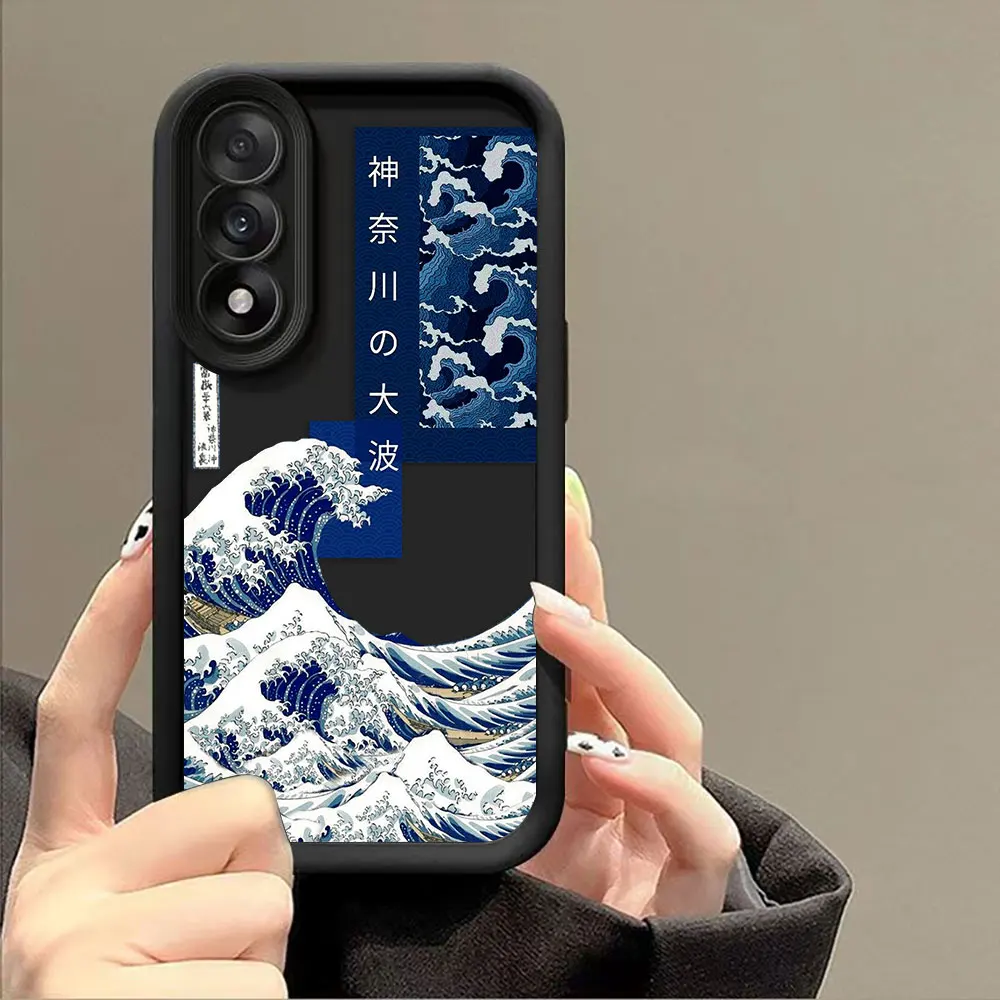 The Great Wave K-Kanagawa Phone Case For Samsung A07 A50 A70 A03 A03S A04E A05 A05S A06 A11 A12 M23 M31 M51 M54 NOTE 20 Cover