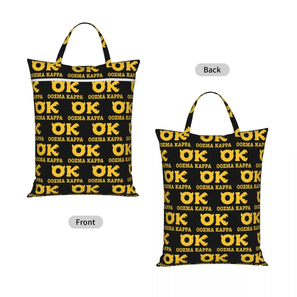Bolsa de lavandería de viaje Squishy Oozma Kappa OK, bolsa impermeable reutilizable para ropa sucia, cesta de lavado para gimnasio, yoga, vacaciones