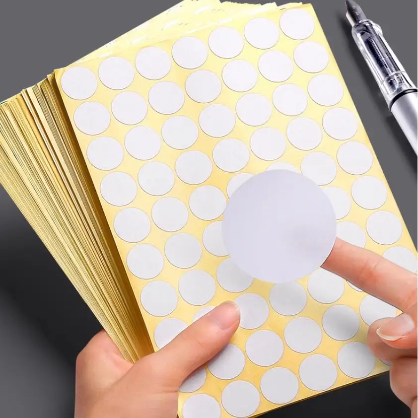 25mm Multicolor Code Labels Round Dot Stickers for Crafts Making Notes Marks Playing Games Circle Removable Label Sticker