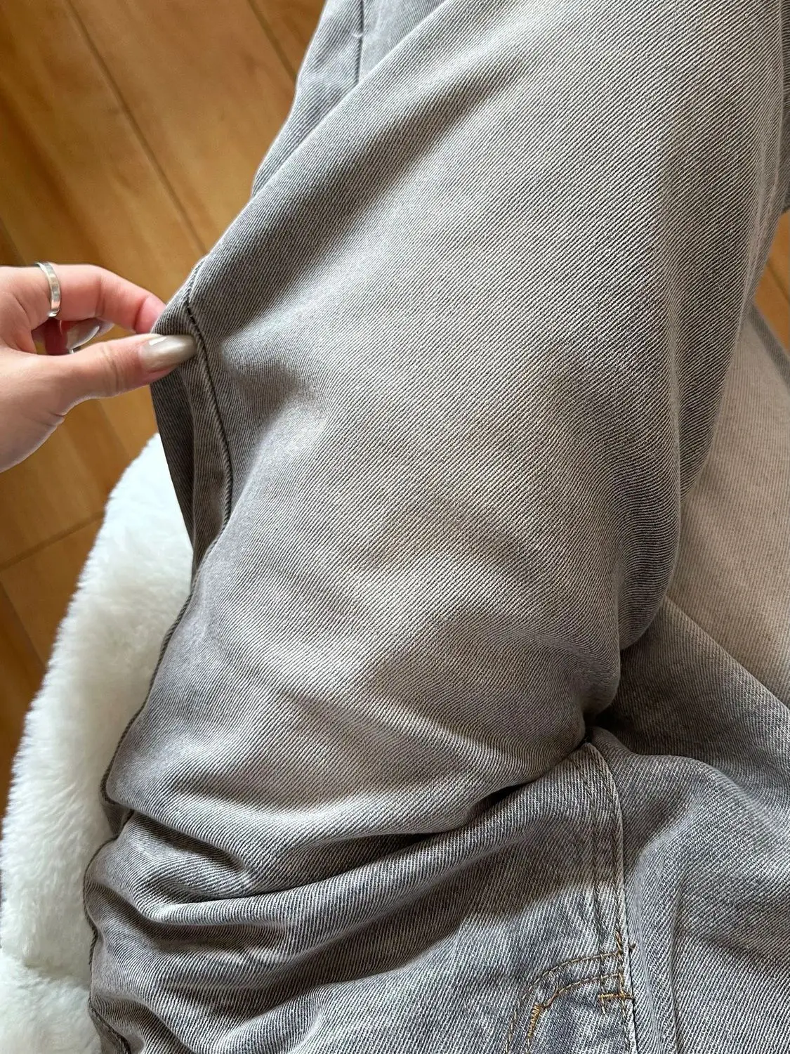 Calças Jeans Femininas de Estilo Retrô Americano, Jeans Desgastados, Corte Reto, Perna Larga, Longas, Primavera Verão, Novo, Efeito Emagrecimento