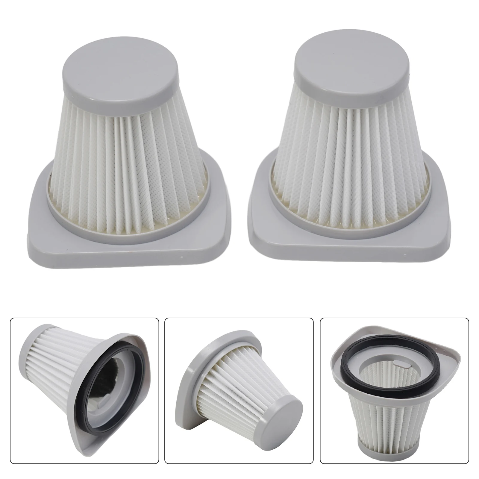 2pcs Filters For Dexp M-800 Vacuum Cleaner  Washable Filters For Robotic Vacuum Cleaner Accessories