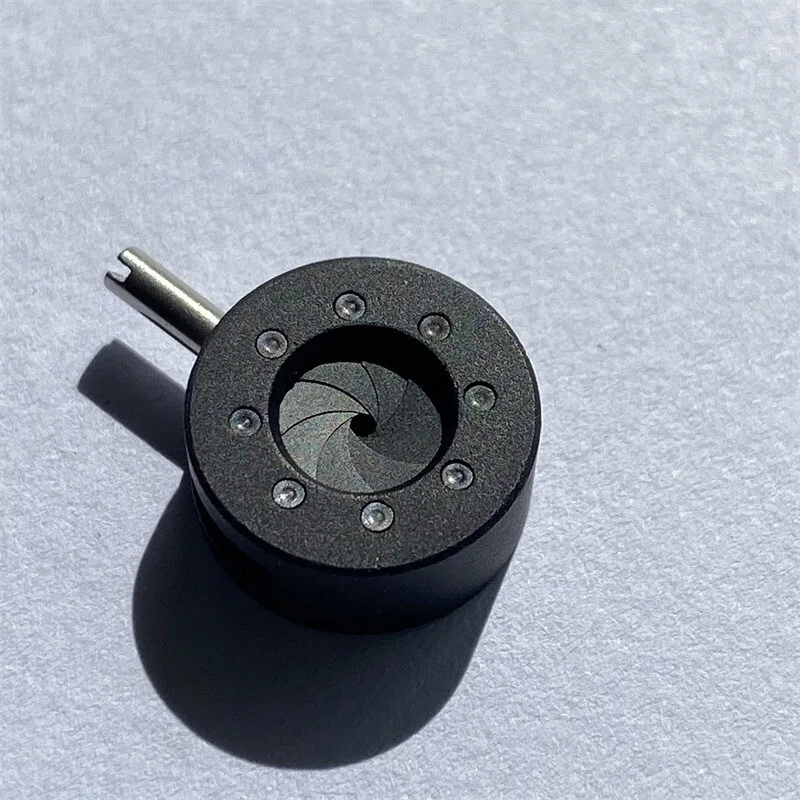 Optical 1-6mm Iris Diaphragm Manual Aperture Condenser for Camera Microscope Tools