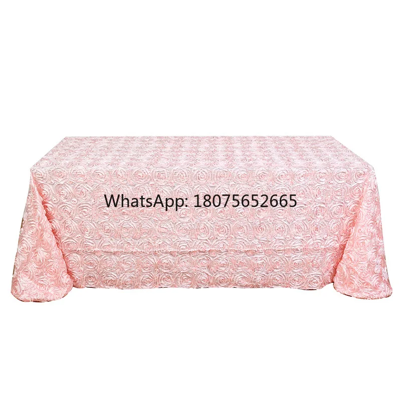 Cross-border multi-color palette long tablecloth hotel wedding banquet decoration cloth