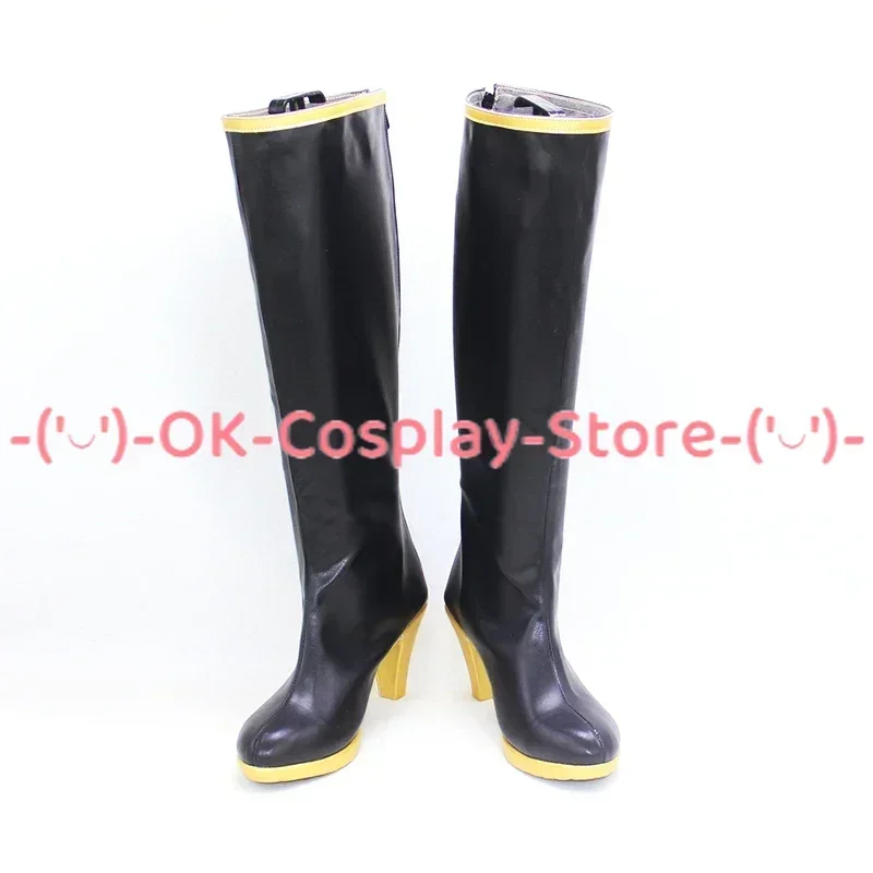 [Custom Made] Genshin DNF Ghost Swords Woman Cosplay Shoes Game PU Leather Shoes Halloween Carnival Boots Cosplay Props