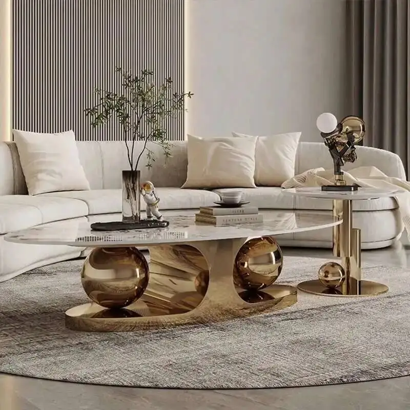 

Table Aesthetic Minimalist Lamp Luxury Italian Side Clear Service Side Table Computer Dinner Mesas Bajas Lounge Suite Furniture