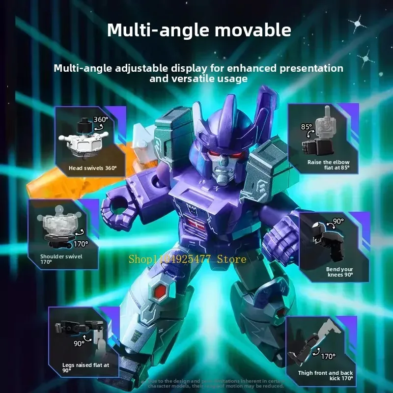 Original Blokees Building Block Transformers Defender Version 05-Traitor To Tyranny Series Figures Collect Assemble Toy Boy Gift