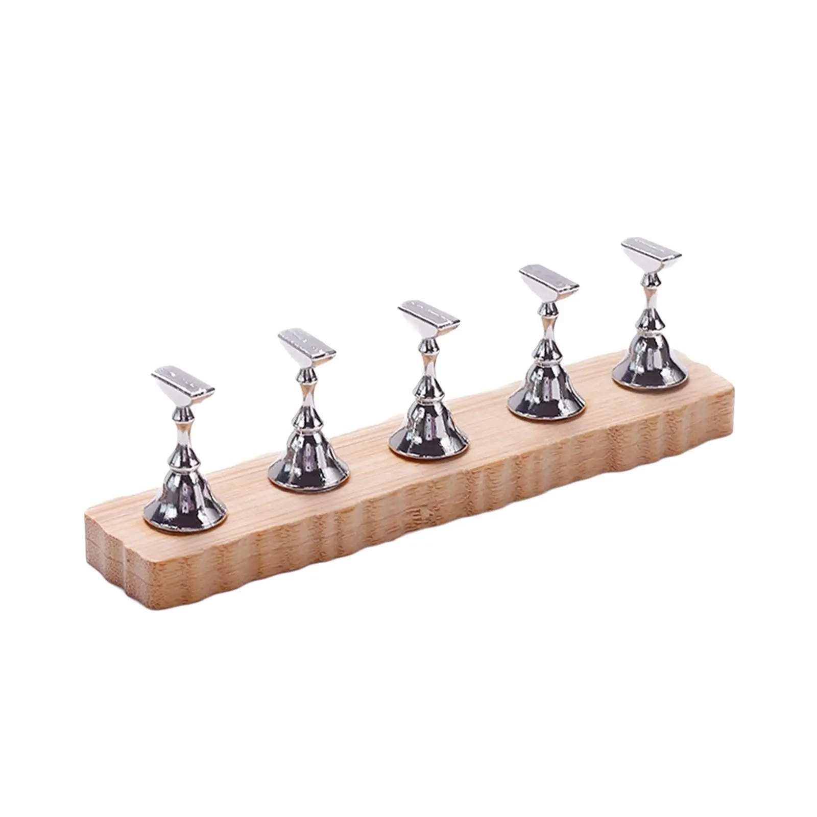 Nail Stand Nail Art Supplies Nail Showing Shelf Nail Practice Base for Home Salon DIY Makeup Training Practice Manicurists