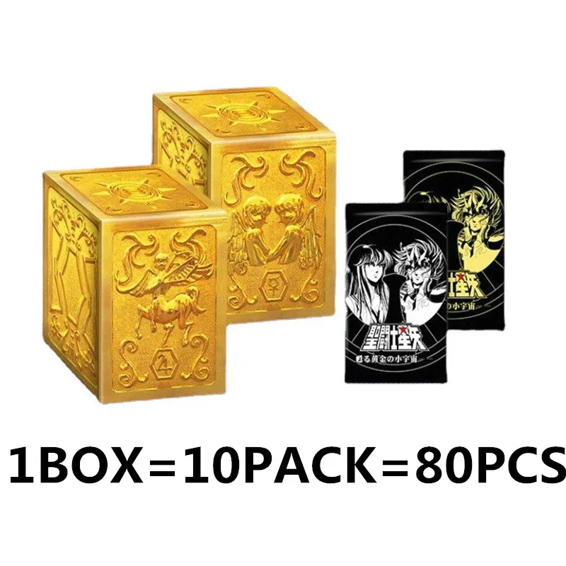 Saint Seiya-cartas de juego TCG para niños, juguetes de mesa, figura de Anime, juguete de juego para niños, regalo familiar de Navidad, novedad de