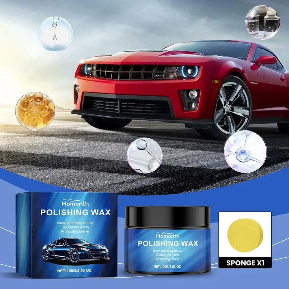 

Car Polish Car Wax Crystal Plating Hard Glossy Wax Waterproof Covering Layer Coating Polishing Wax Surface Formula Paint Fi F0C0