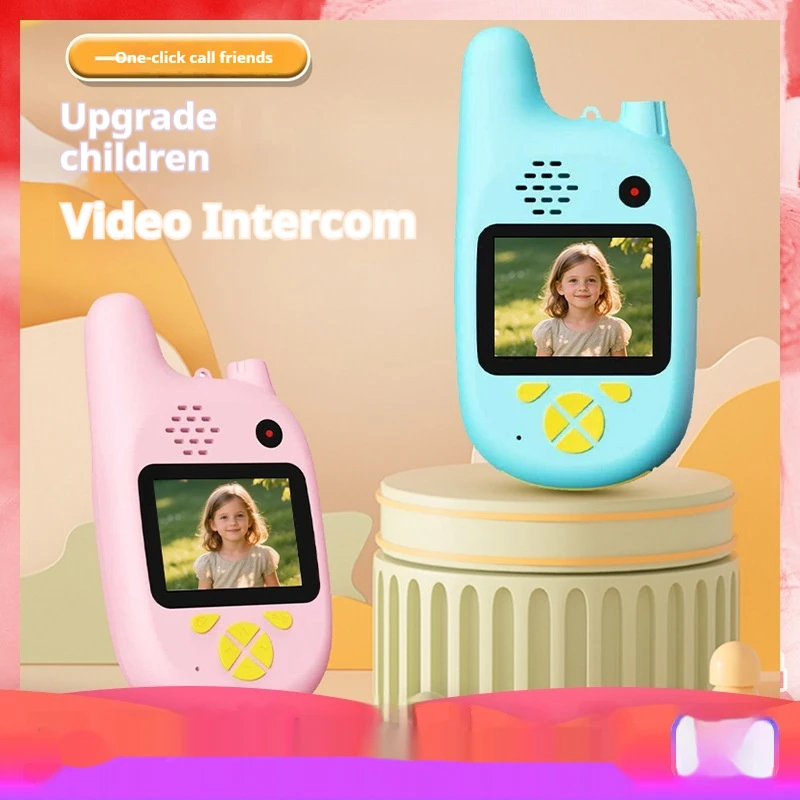 Draadloze videogesprekcamera voor interactieve speelgoedcadeau-ideeën Creatief cadeau voor jongens Meisjes Dag Verjaardag Foto Videorecorder
