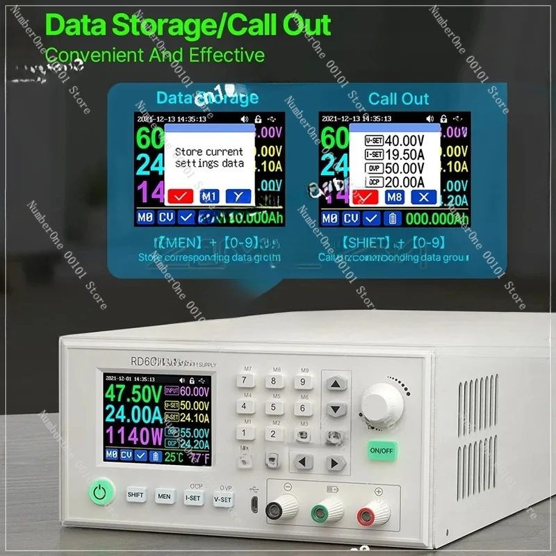 Assembly Set RD6024, Adjustable Voltage Laboratory Food Source Regulator, Stabilized Digital D Control