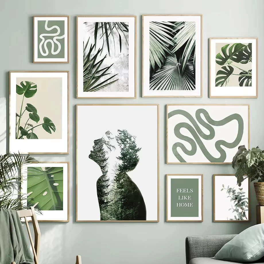 Abstract Boy Shadow Line Wall Art Canvas Painting Nordic Posters and Printed Wall Images for Living Room Home Decoration Murals