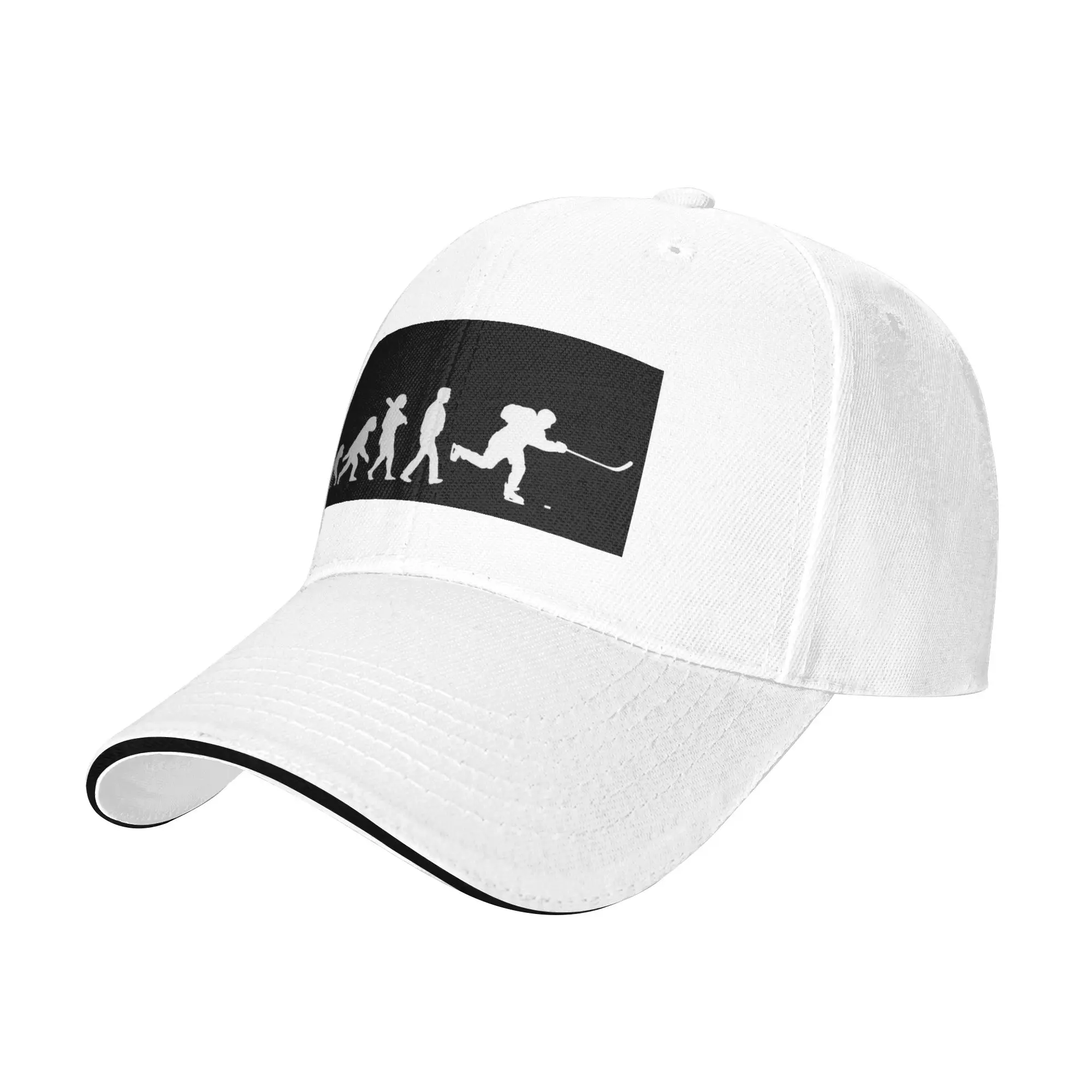 Evolution Hockey Cap Fashion Casual Baseball Caps Adjustable Hat Hip Hop Summer Unisex Baseball Hats Customizable Polychromatic