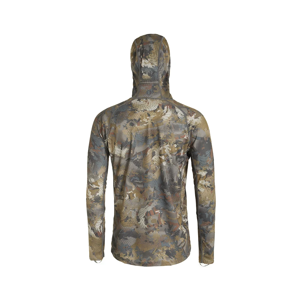 Herren Core Leichtgewicht Camouflage Kapuzenpullover T-Shirt für Jagd und Angeln - Atmungsaktiv Schnelltrocknend Feuchtigkeitsregulierend – Detail 22