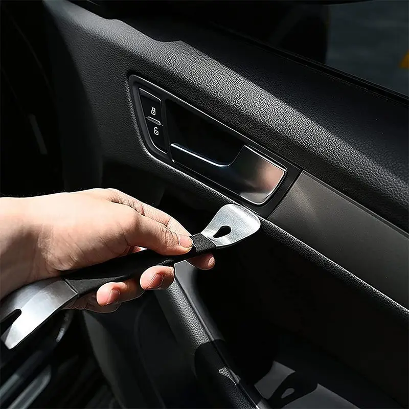 LULECI Stainless Steel  Auto Trim Removal Tool Car Door Panel Audio Radio Removal Tools Kit Automotive Pry Tools Kits Repair Kit