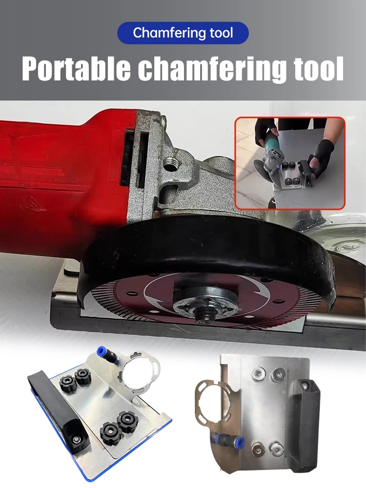 

Angle Grinder Stand for Tile 45° Chamfer Cutting 100 Type Angle Grinder Ceramic Tile Chamfering Frame Chamfering Tool