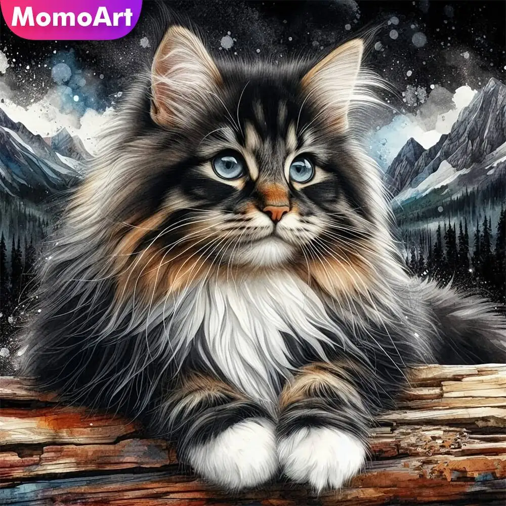 Momoart Bär Diamant Mosaik Tier voller Runde Diamant Malerei Mond Stickerei neue Ankunft handgemachte Hobby