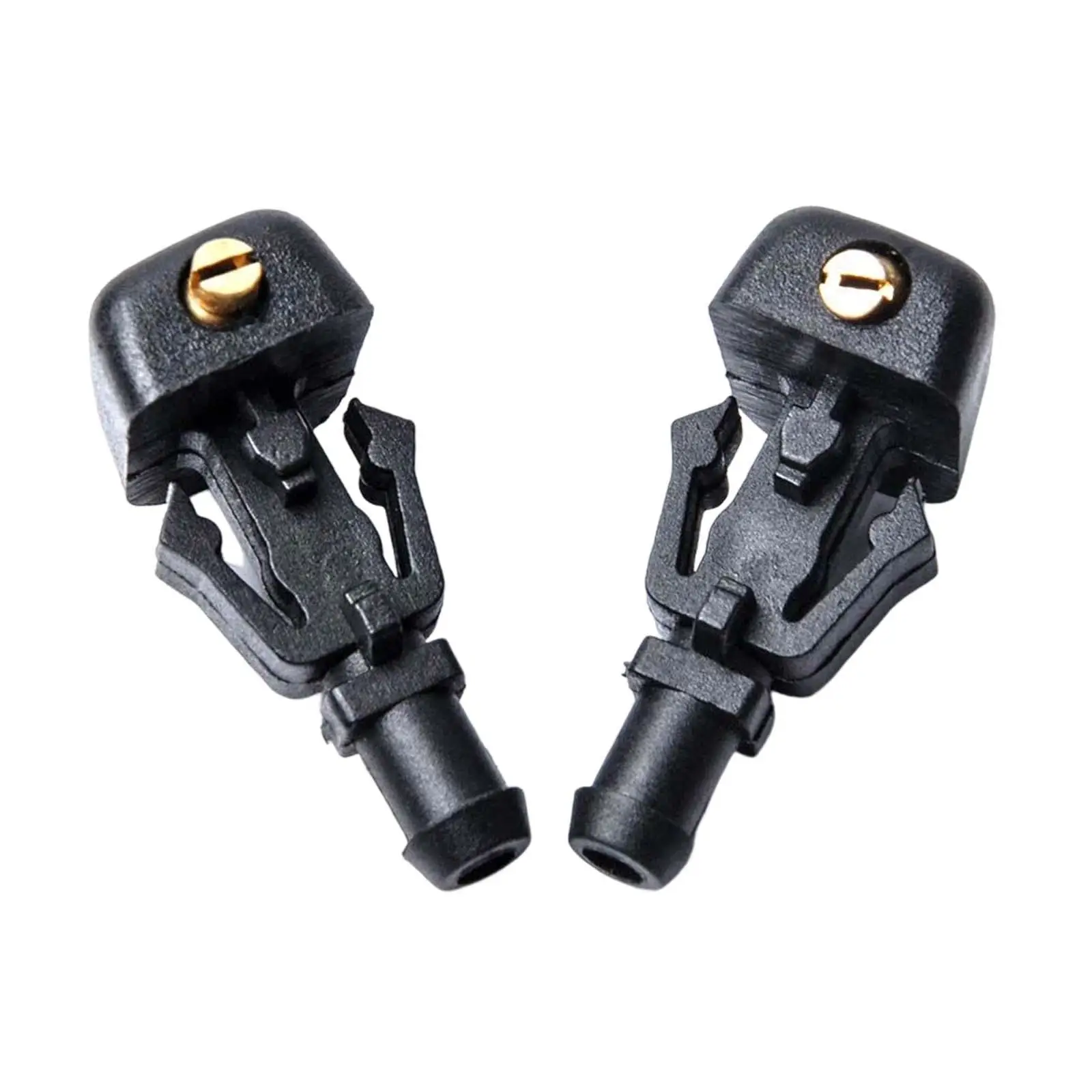 2Pcs Front Windscreen Wiper Washer Nozzle 3W7Z17603AA Auto Accessories