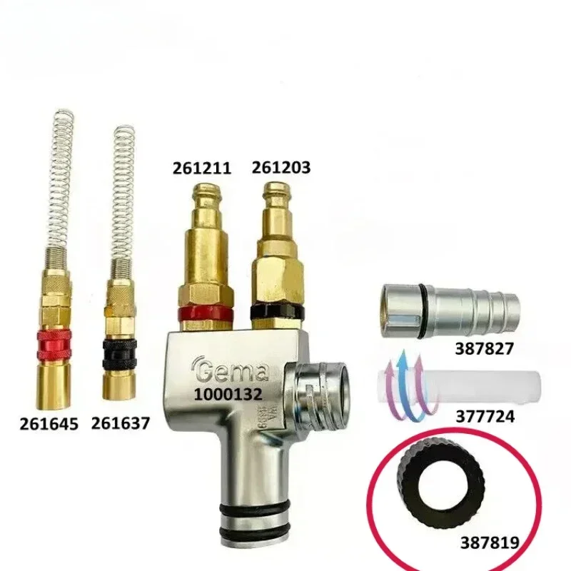 387819 Threaded sleeve for Gema Optiflow IG02 Powder Injector Replacement