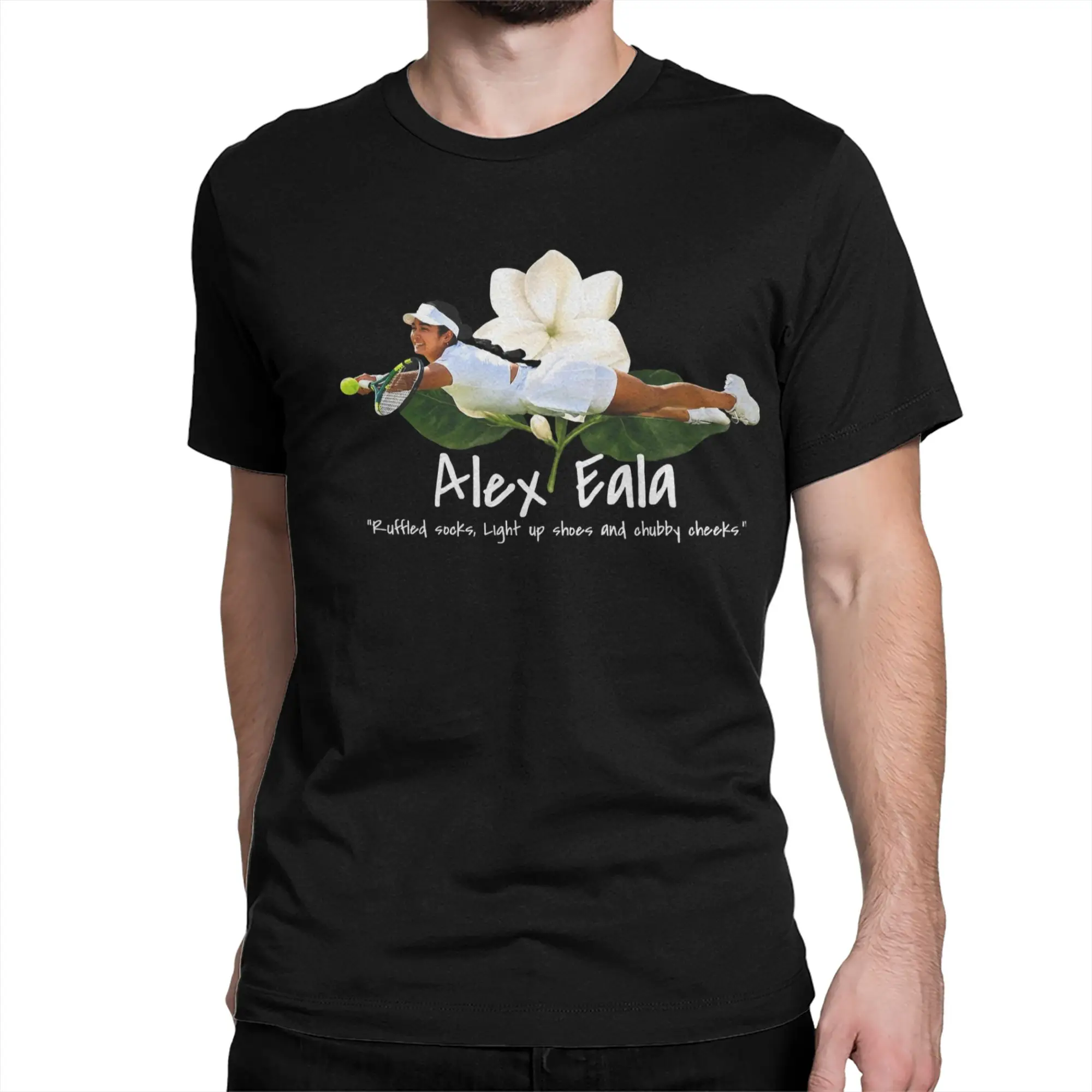 Men Women's Alex Eala Sampaguita T Shirt Filipina Pride Pure Cotton Clothing Vintage Crew Neck Tee Shirt Plus Size T-Shirt