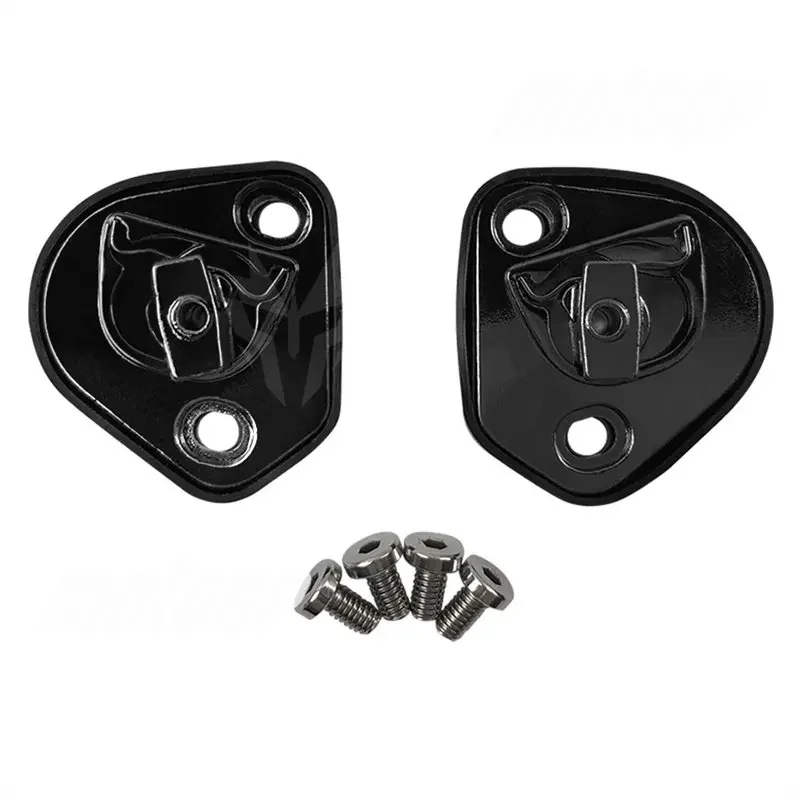 Accesorios placa izquierda derecha con tornillos visera escudo Base de engranaje herramienta de lente casco de motocicleta para Pista GP RR Corsa R