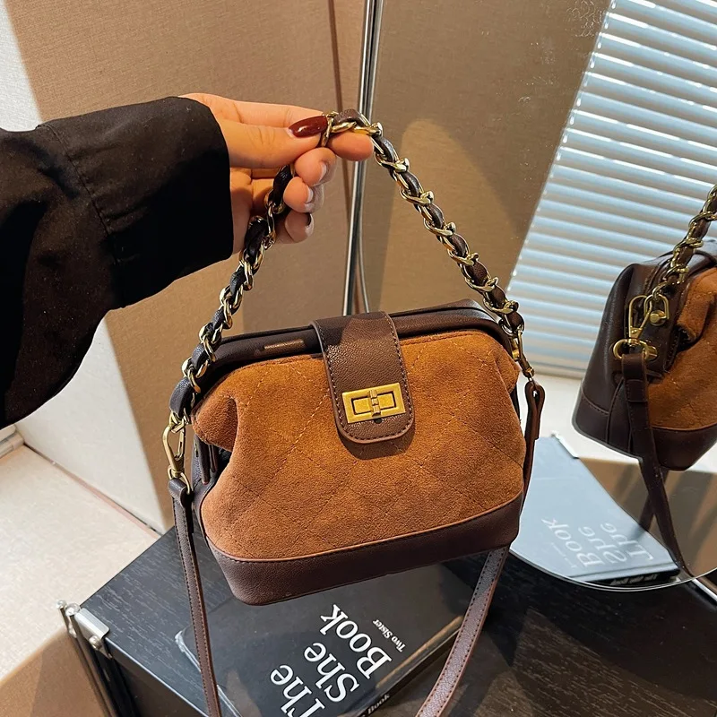 

2025 Matte Patchwork Tote Bag, Fashion Shoulder Purse for Women, Commuter Crossbody Tote, Minimalist Day-to-Night Bag, Textured