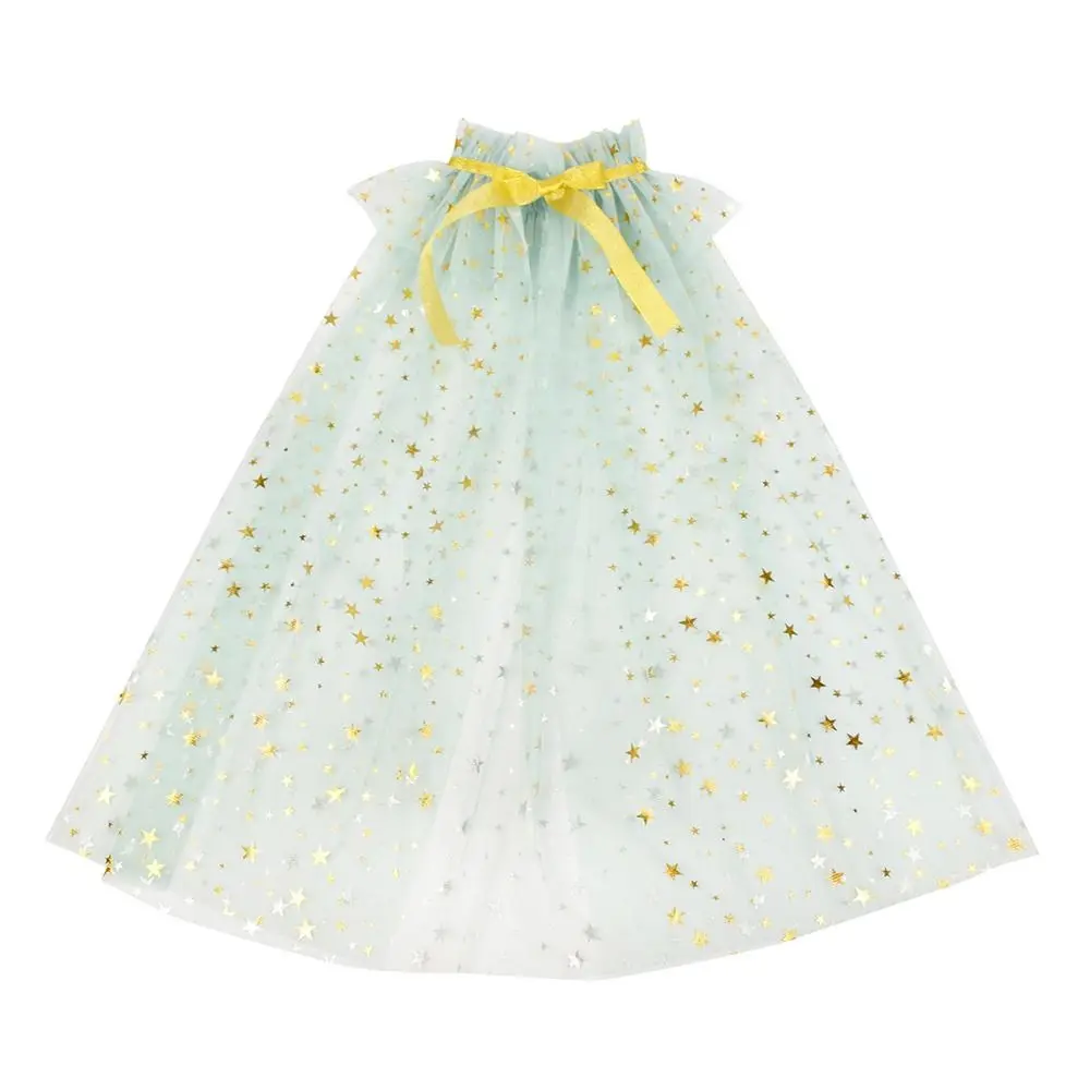 New Sequins Girls Princess Cape Mesh Cute Elegant Dress Cape Cosplay Sweet Children Costume Cloak Carnival Party