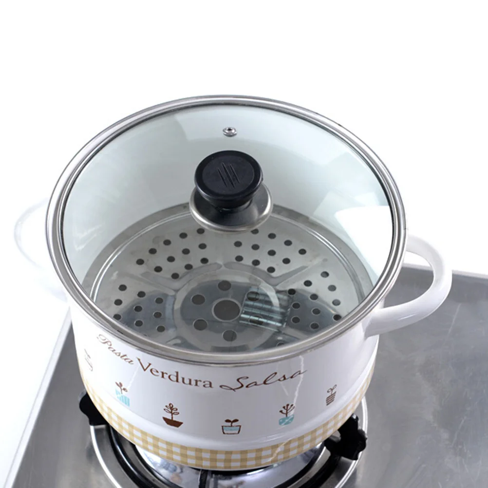 

4Pcs Pot Lid Knob Replacement Stainless Steel Plastic Comfortable Grip High Temperature Resistant Cookware Pot Cover Handle