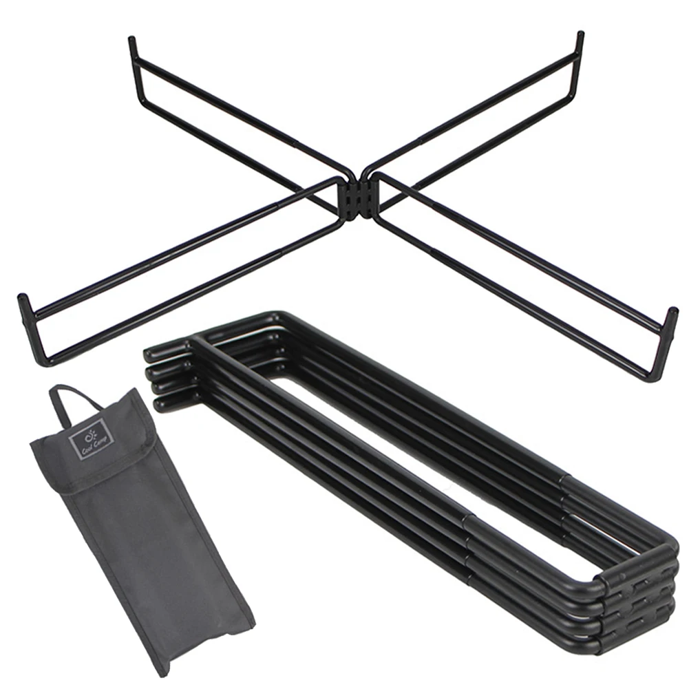 متعددة الوظائف التخييم طوي المحمولة صندوق تخزين دلو للثلج حامل الثقيلة كيس قمامة قوس للطهي في الهواء الطلق للشواء #1