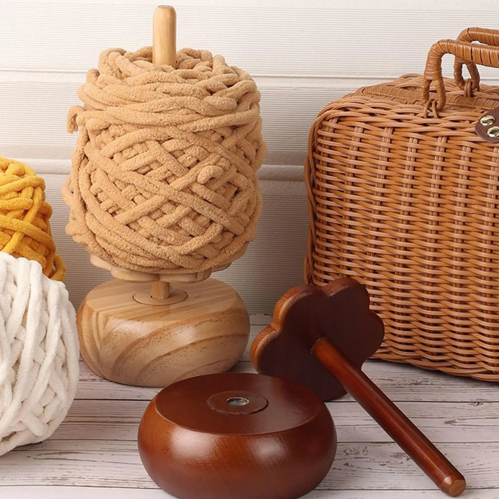 

Магнитный левитационный держатель для пряжи, спиннер, органайзер для вязания, многофункциональная подставка для крючков, аксессуары для вязания крючком для дома, путешествий