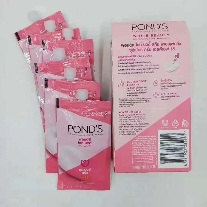 Facial Cream Ponds Kem Duong Trang Da Day Cream 7g 1 Pack Moisturizing Nourishing Brightening Skin Color Diminishing Fine Lines