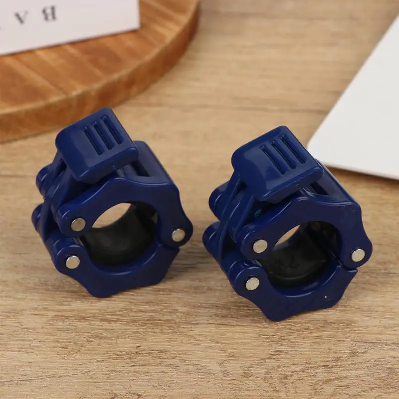 ~ 25/28mm Heavy Duty Barbell Clips Collar Quick Release Locking Clamps Fixing Nut Clips For Weightlifting Fitness Accessories