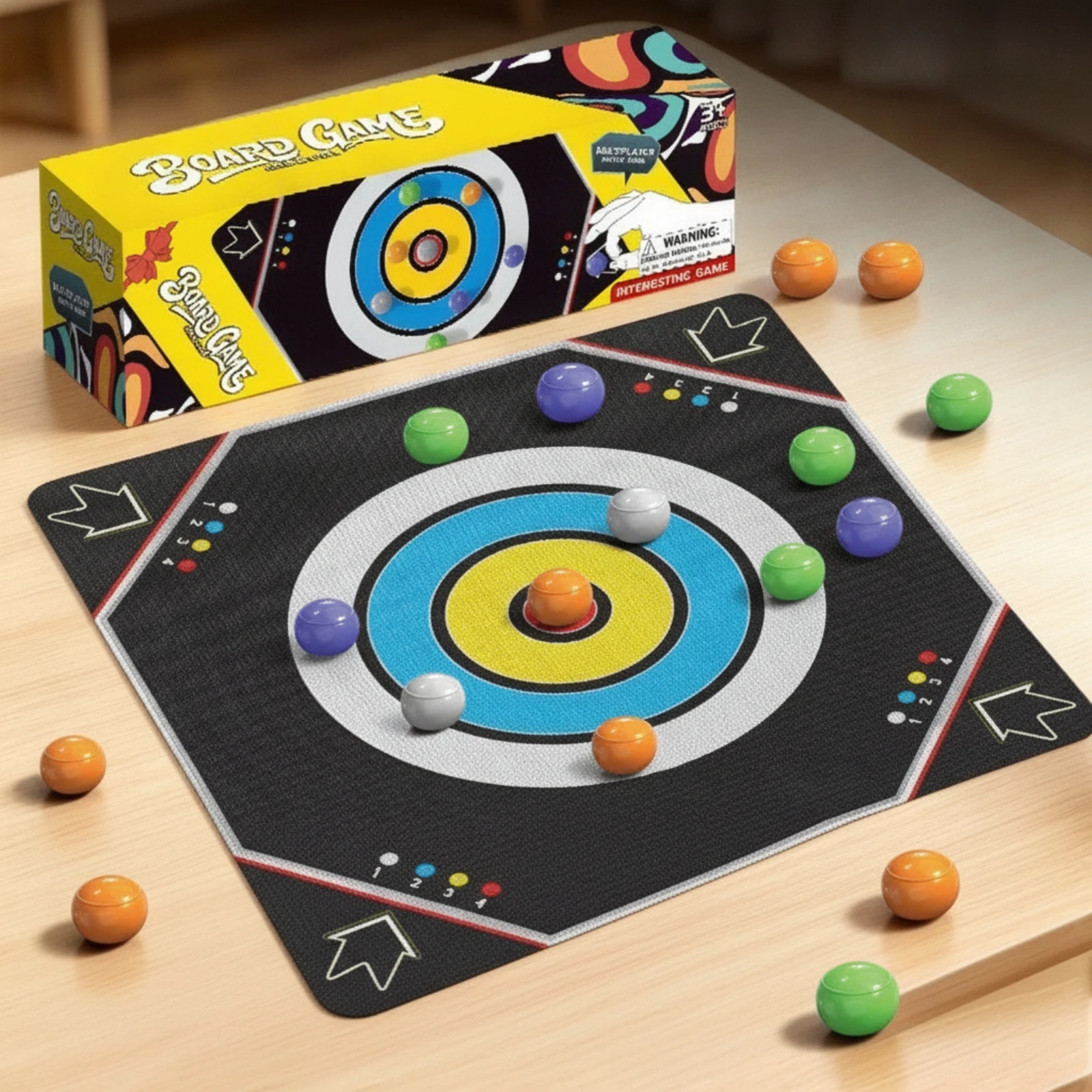Permainan Papan Flicking Board - Party Games Indoor ulasan dan harga