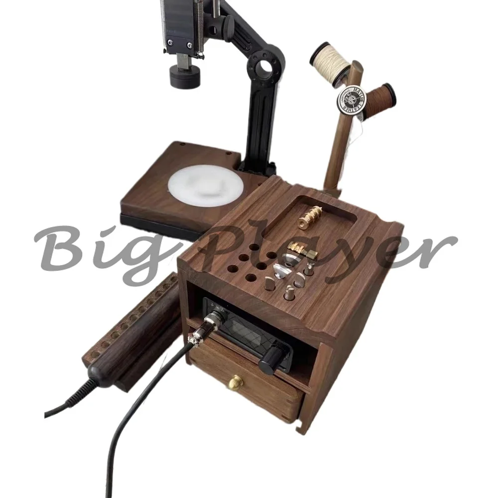 Professional Leather Electric Heat Creasing Machine Edge Ironing Machine Bottom Handle Holder Bracket