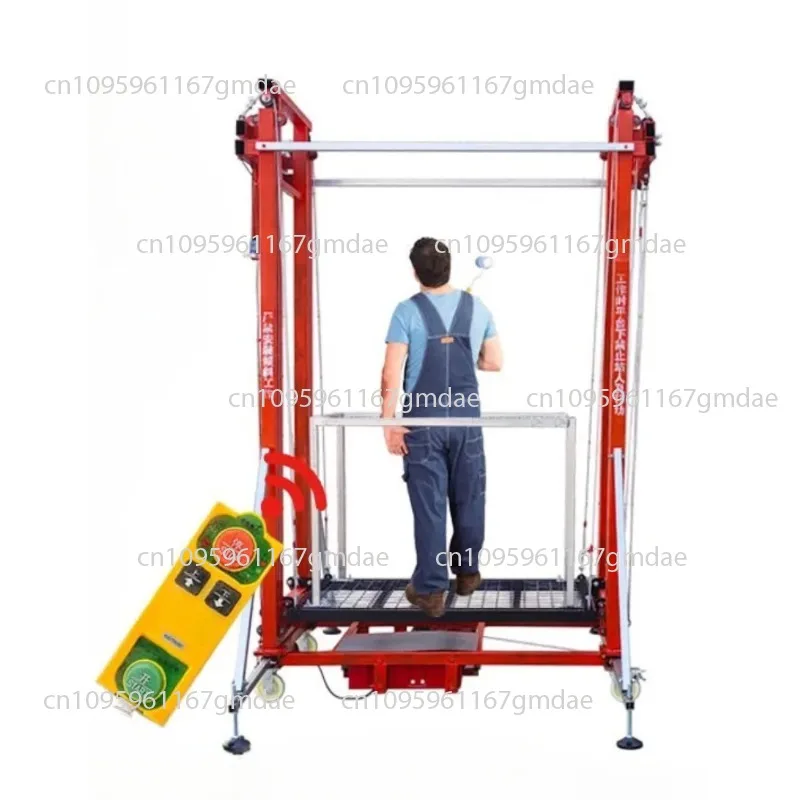 Electric scaffolding foldable mobile lifting platform fully automatic remote control hoist