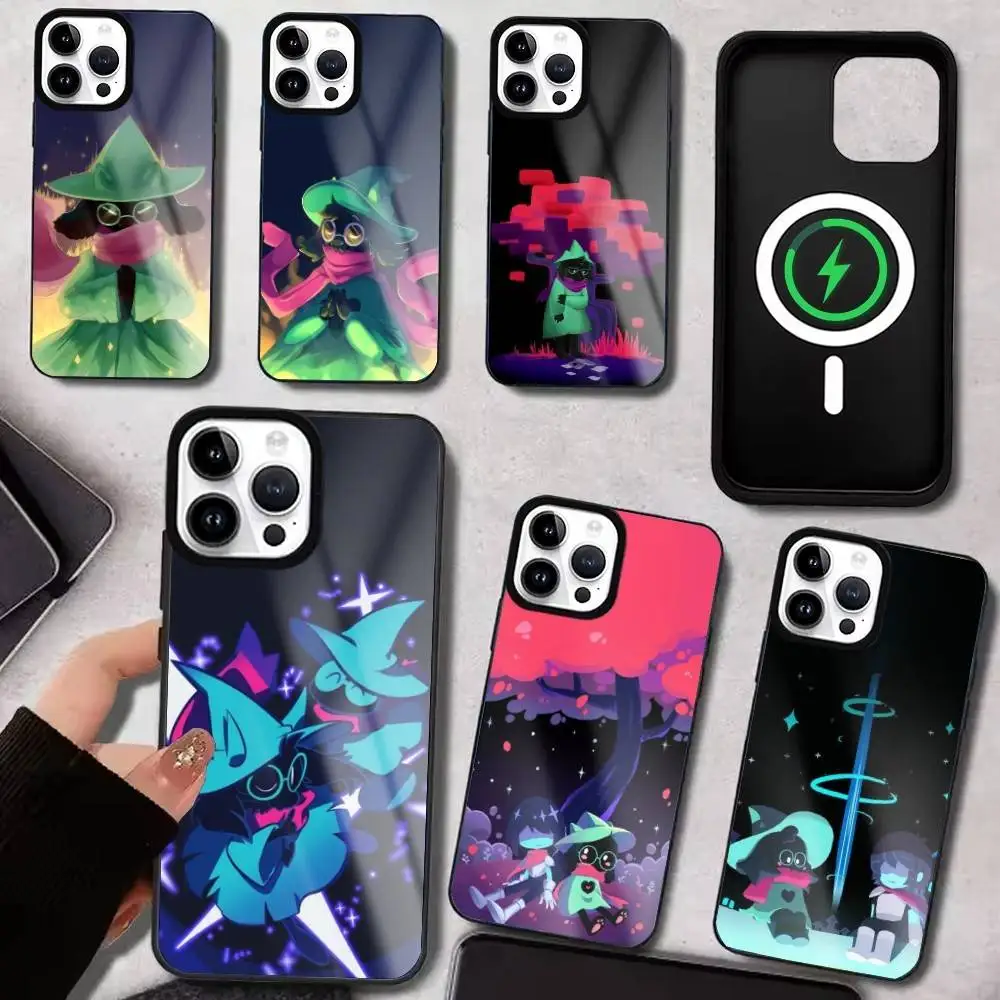 

Games D-Deltarune R-Ralsei Phone Case For IPhone17 16 15 14 13 12 11 Plus Pro Max Plus Wireless Charger Cover Funda