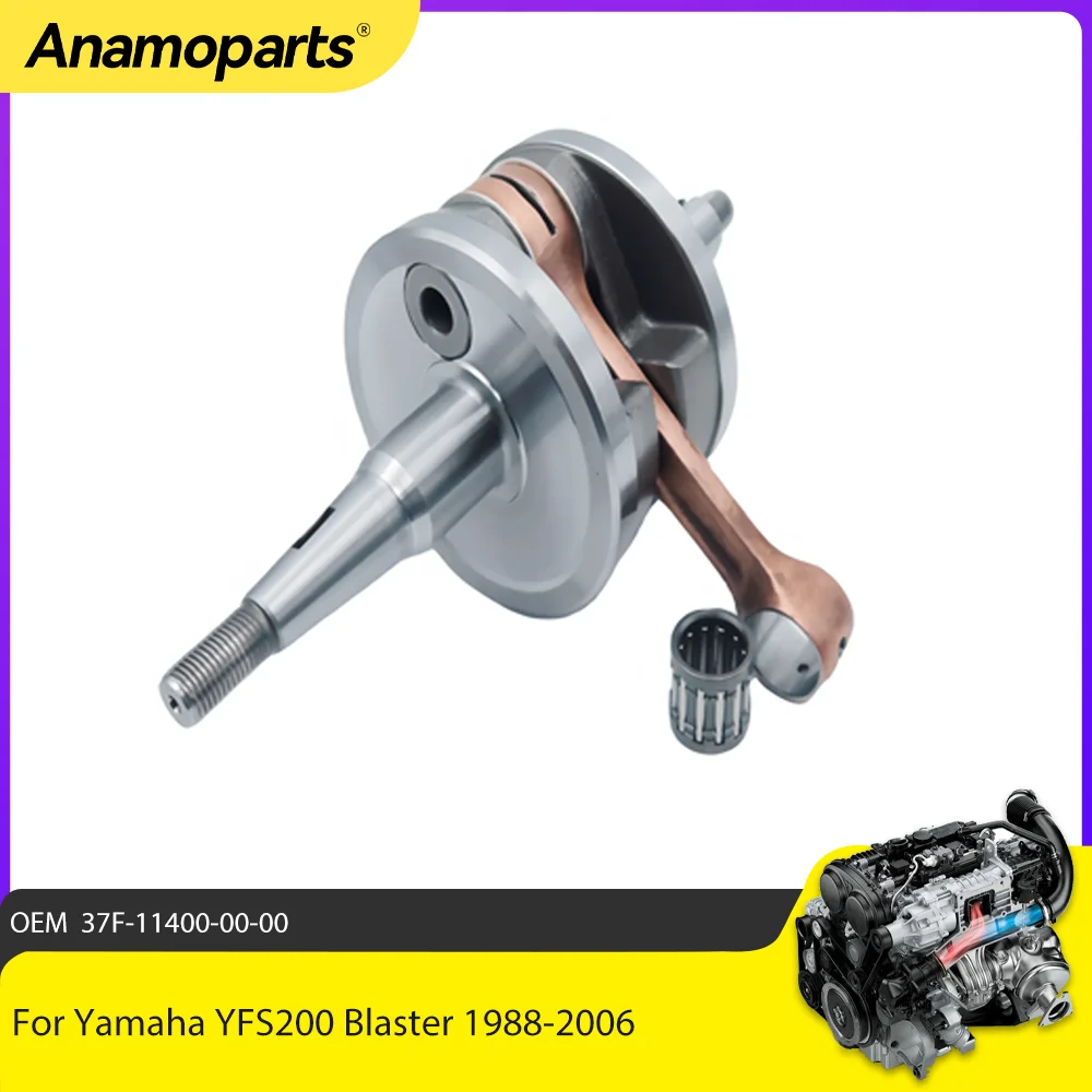 

Motor Parts Crankshaft Assembly For Yamaha YFS200 Blaster 1988-2006 37F-11400-00-00 Connecting Rod Shaft Bearing