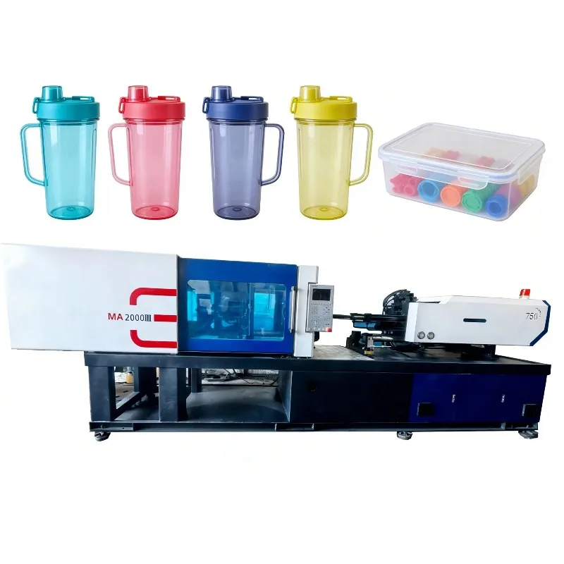 200 Ton Plastic Injection Machine for Cup Storage Box Manufacturing High Efficiency Industrial Equipment Custom