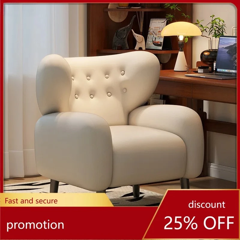 Computer Chair Comfortable for Long Sitting Bedroom Dressing Table Stool Single Person Nail Sofa