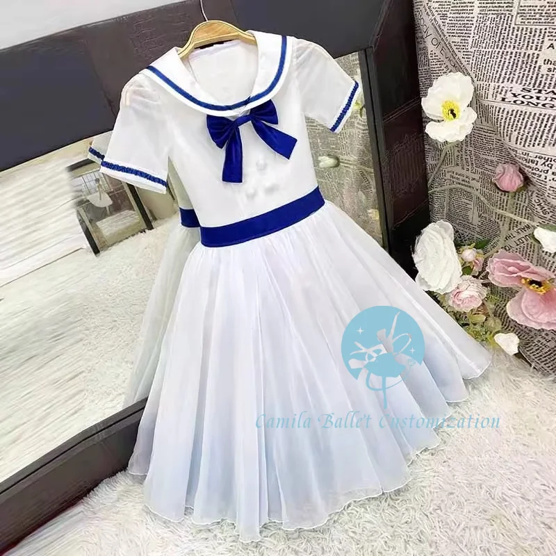 Nuevos lazos personalizados, variación de graduación, competición de Ballet, falda larga de Tiara para adultos y niños